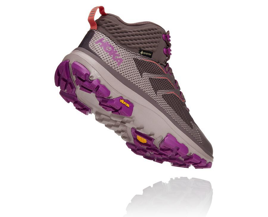 Hiking Boots Womens - Hoka One One Toa GORE-TEX - Purple - MBUQJIH-71